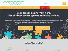 Tablet Screenshot of careerbeeps.com